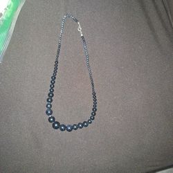 Costume Jewelery  Black Beads
