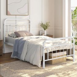Twin Bed and Mattress