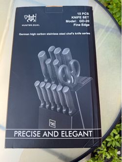 Hunter.Dual 15 Piece Knife Set GD-20