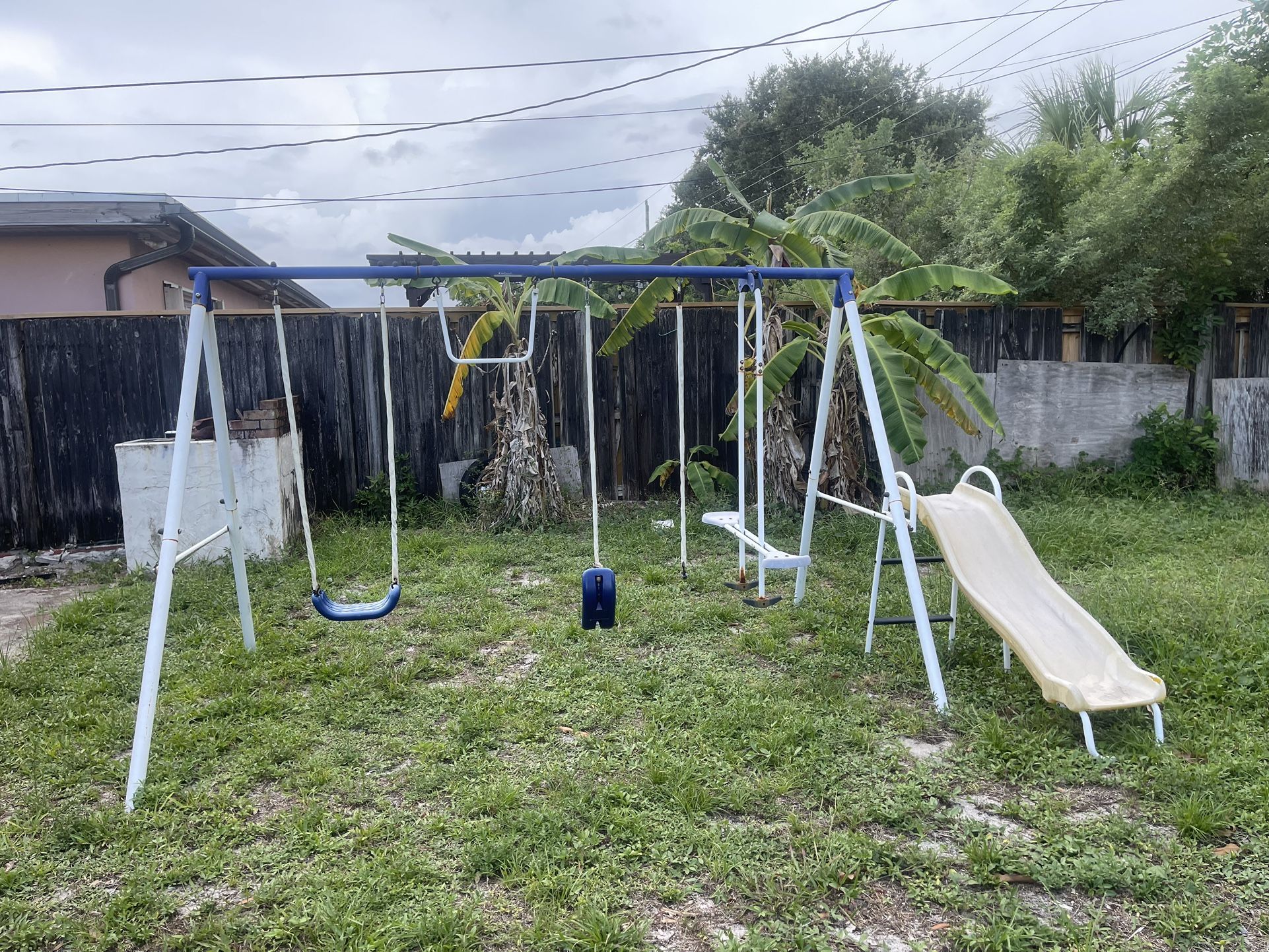 Old Broken Swing Set 