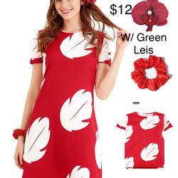 Lilo & Stitch Dress Women Small Costume Halloween Birthday Party