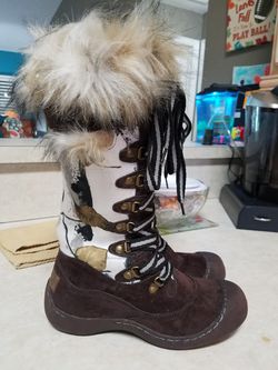 Thinsulate White Camo Legendary Whitetail Fur Boots