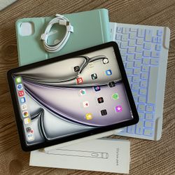 Apple iPad Air 11” M2 chip 128GB (2024 model / Gray) with keyboard and Pencil (100% battery)