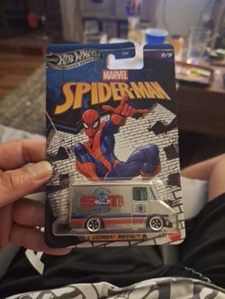 Hotwheels silver series spiderman venom