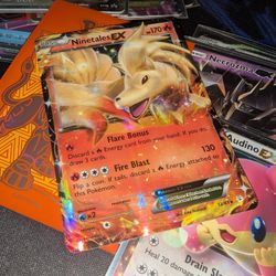 Ninetales EX - Generations Pokemon MODERATE PLAY