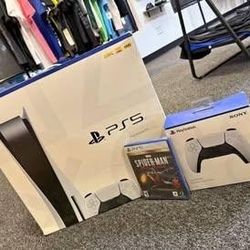 Sony Ps5 brand new ps5 working console , controller and headset