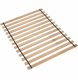 Signature Design by Ashley Platform Full Roll Slats, Full Size Bunkie Board Alternative, Replacement Bed Slats, Low-Profile Mattress Support with Pre-