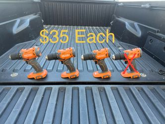NEW RIDGID 18V Cordless 1/2 in. Drill/Driver (TOOL ONLY) **$35 Each**
