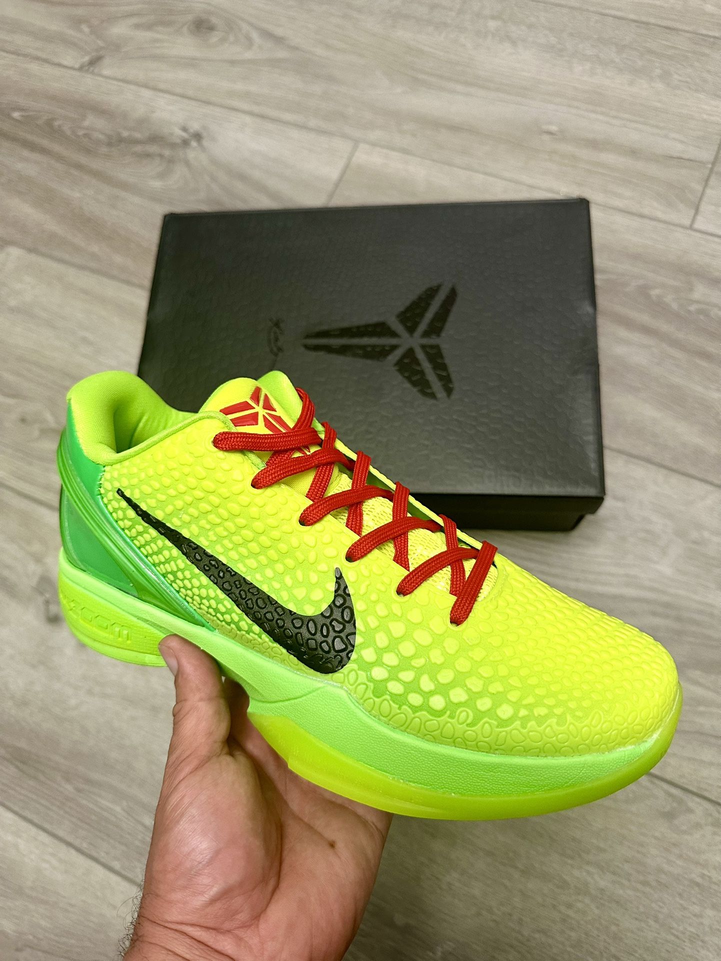 Kobe 6 Grinches Size 9,All Products : American Fashion Style Bags On Sale