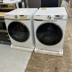 Set Washer Dryer Gas Samsung Brand New 