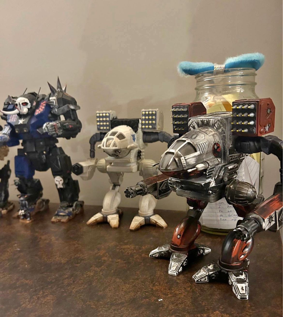 Joyride studios Mechwarrior Battletech RARE Battle damaged wolf’s dragoons Madcat