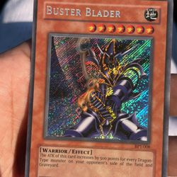 YUGIOH TCG Buster Blader BPT-008 2003 SECRET RARE LP ENGLISH HOLOFOIL vintage