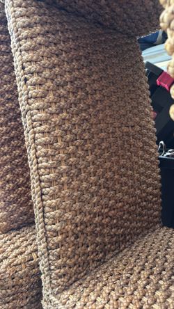 Four nice sturdy comfortable wicker chairs