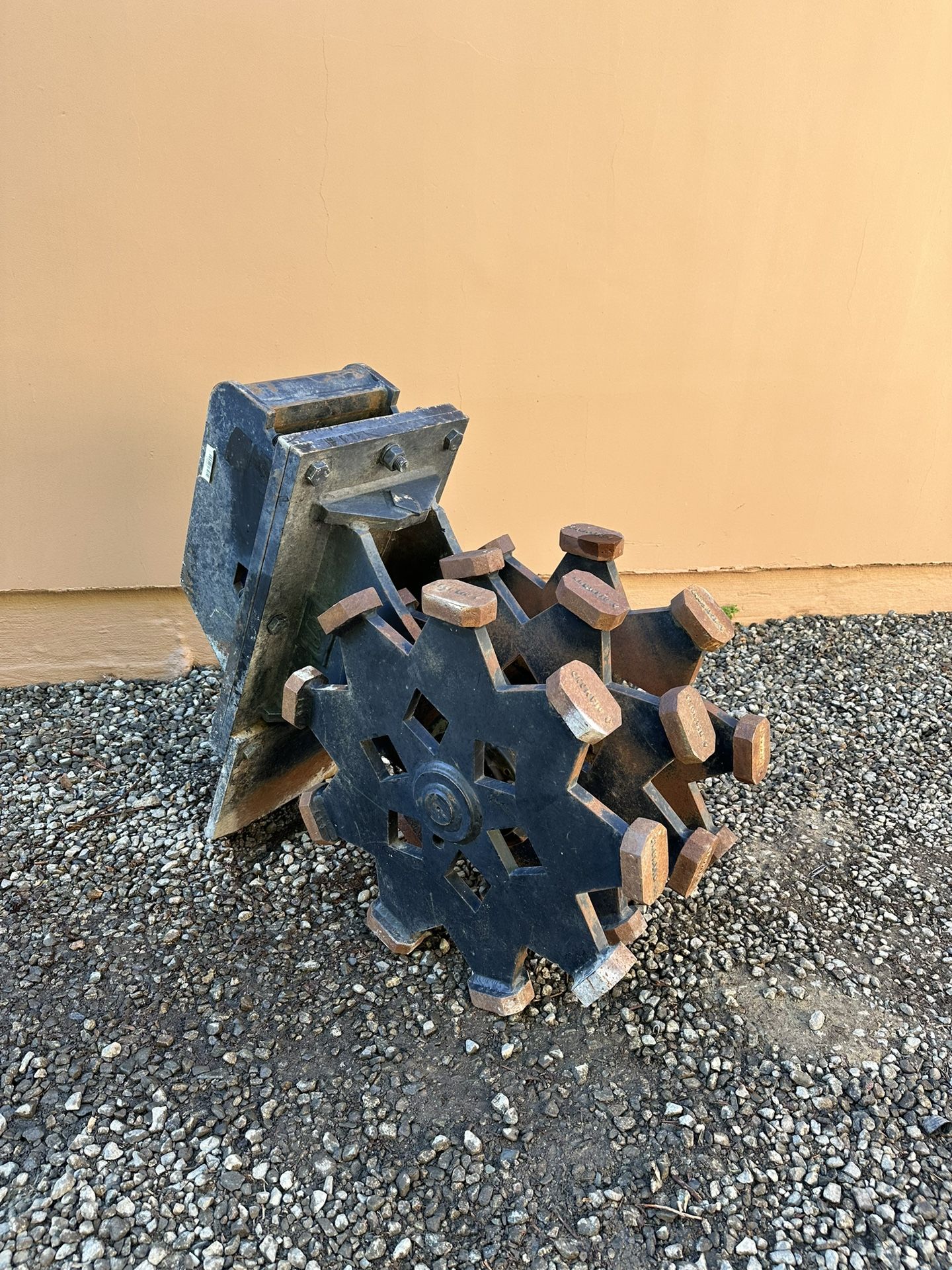 Backhoe Excavator Compaction Wheel
