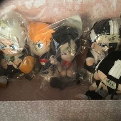 Bleach Stuffed Characters   All 5  For  New Price $50.