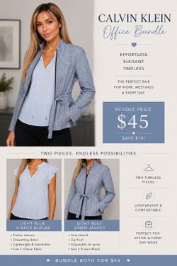 Calvin Klein jacket and top