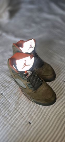 Air Jordan 5 Olive Green Sneakers Size 11