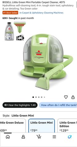 Little green mini vacuum