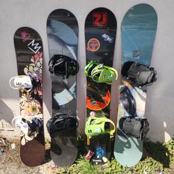 Snowboards 147 Cm, 162 Cm, 163 Cm And 164 Cm $80 Each