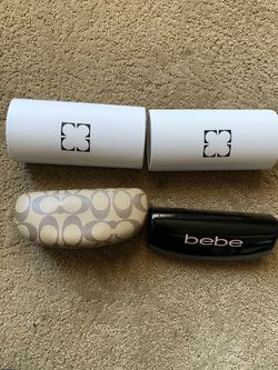 Eye glass cases Coach Liz Claiborne Bebe