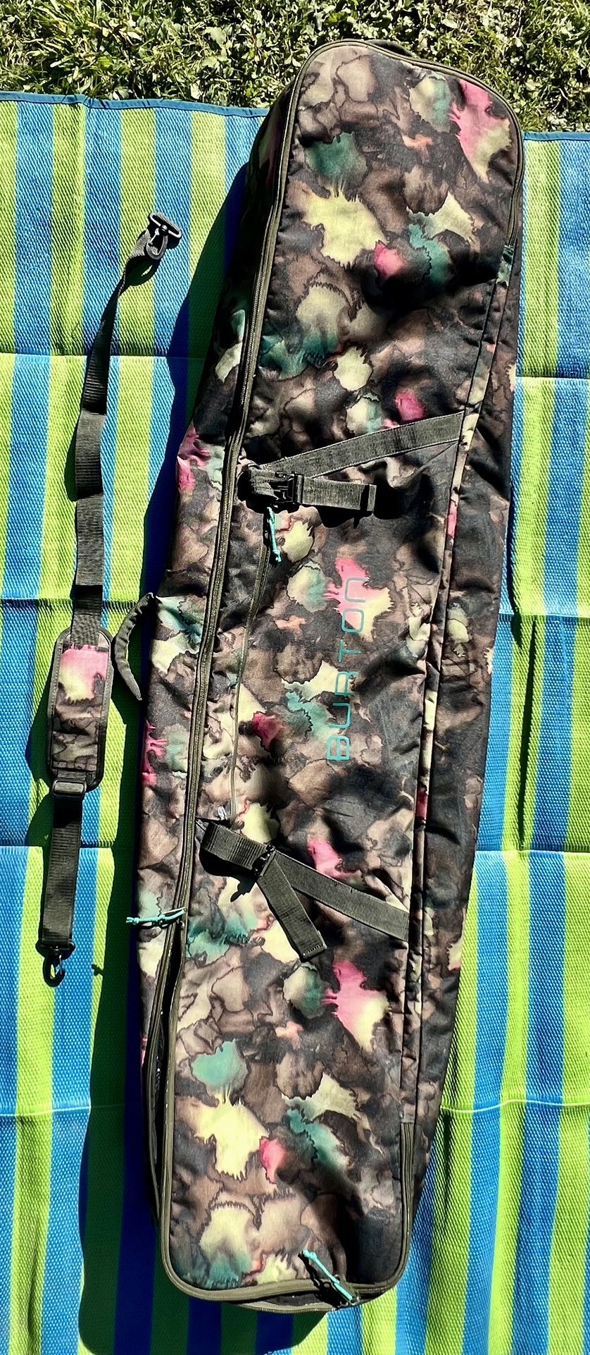 Burton Boots and Rolling Snowboard Bag
