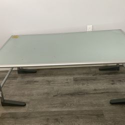 Glass Big Desk Table $130