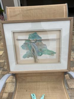 Decorative Wood Framed Wall Picture