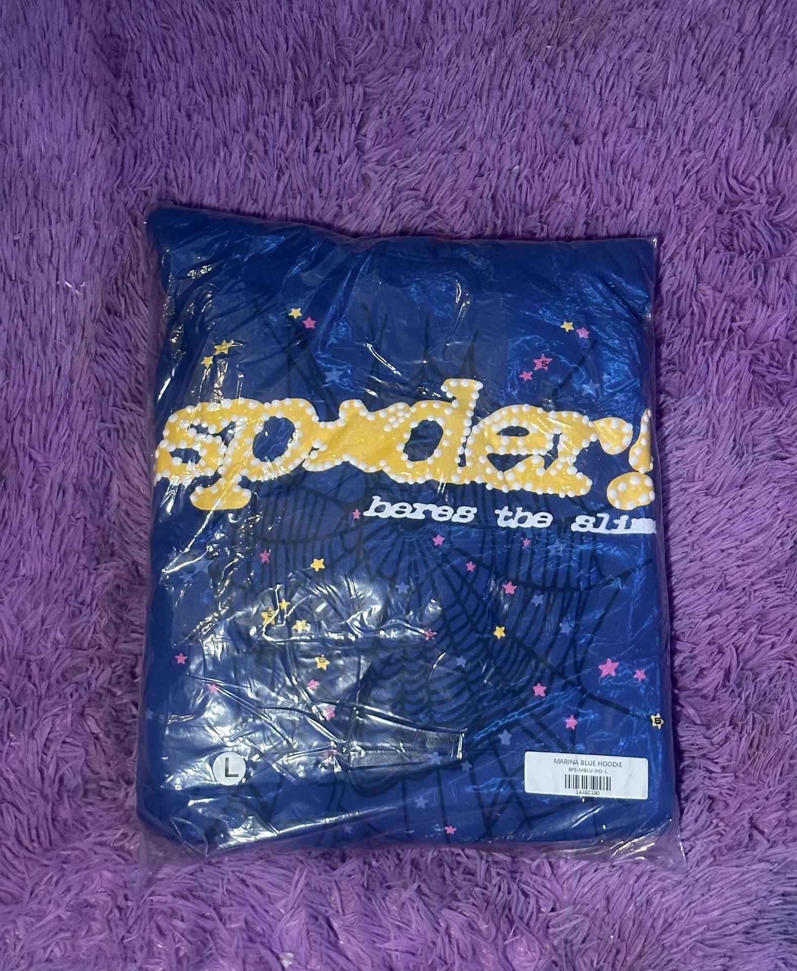 Sp5der “TC Blue” hoodie