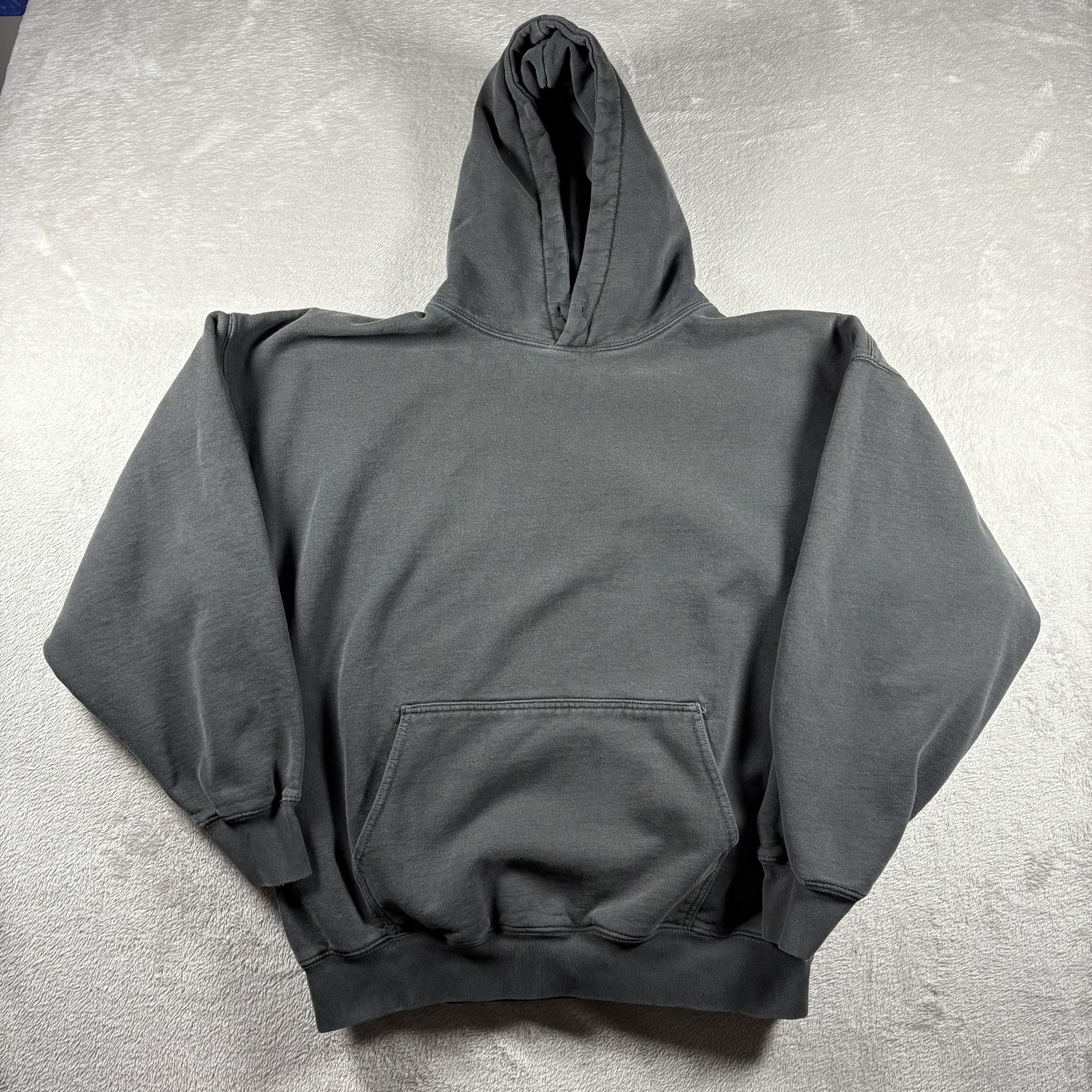 Brandy Melville John Galt Faded Black Pullover Oversized Hoodie One Size