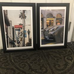 Room Wall Art Frames 14x20 $30 For Set Of 2