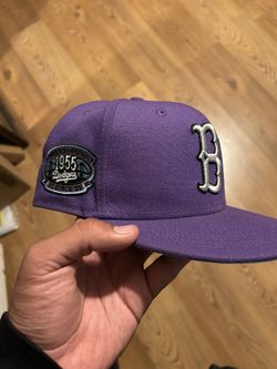 Brooklyn Dodgers 1955 Championships Fitted Hat