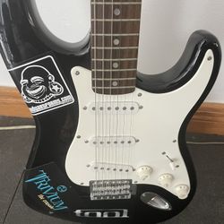 Squier Strat Affinity Series By Fender Electric Guitar Incudes Line 6 Amplifier And Soft Case