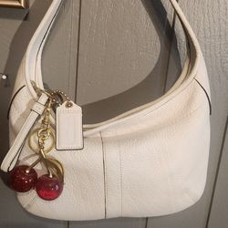 Y2K Coach Pebble Leather Shoulder Bag