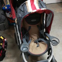 Graco dual seat stroller gently used