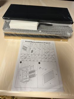 Black Double Layer Bread Box