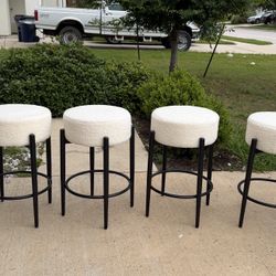 Stylish And Sturdy Barstools Set Of 4 