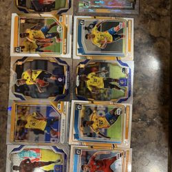 Colombia Soccer Team 10 Card Halo Prizm Lot