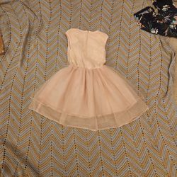 Size 5T Pink Sequence Tulle Dress