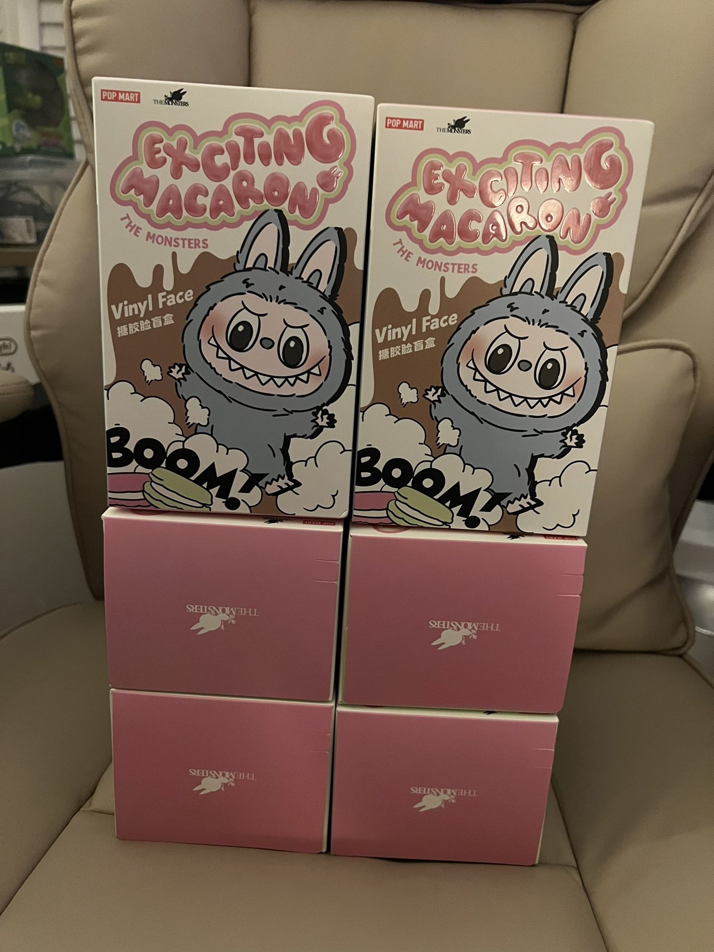 Labubu Macaron Single Box ( Checked Card )