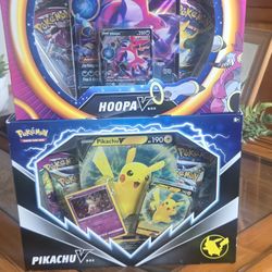 Hoopa V box Pikachu V box Pokemon