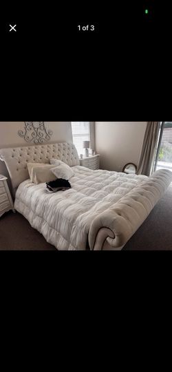 Cal King Bed, Mattress & Box Spring