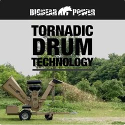 BigBear Power 20HP V-Twin Wood Chipper Shredder Heavy Duty Towable New