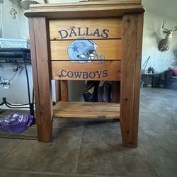 Wooden Dallas Cowboys Cooler