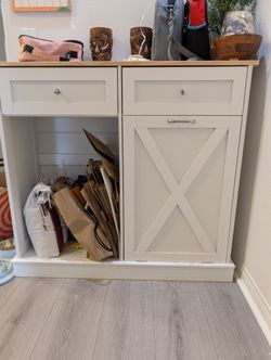 Hidden Trash Counter Top