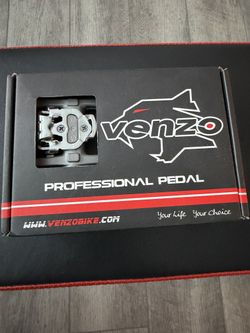 VENZO Multi-Use Bike Bicycle Sealed Clipless Pedals