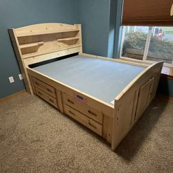 Full Size Captains Bed