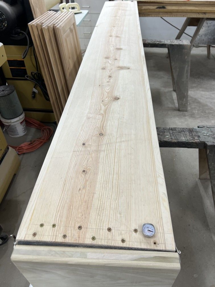 Woodworking steam box