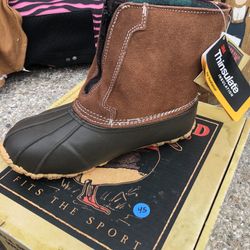 RedHead All-Season Classic II Front Zip Insulated Waterproof Boots for Ladies - Brown 