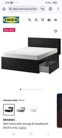 Ikea Malm  bed Frame King Size 