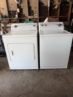 Kenmore washer and dryer gas